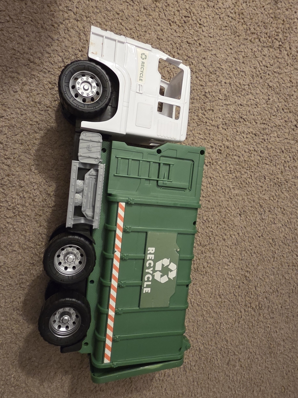 Green Recycle Garbage Truck Toy - Kids Toy